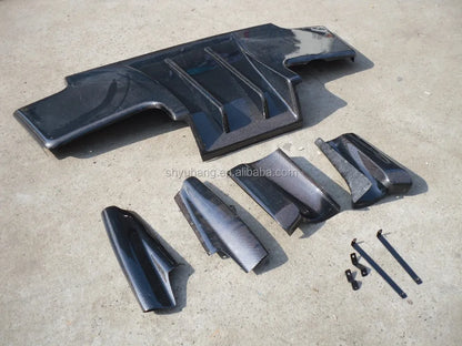 Rear Diffuser 7pcs CF for R32 GTR TS Carbon Fiber