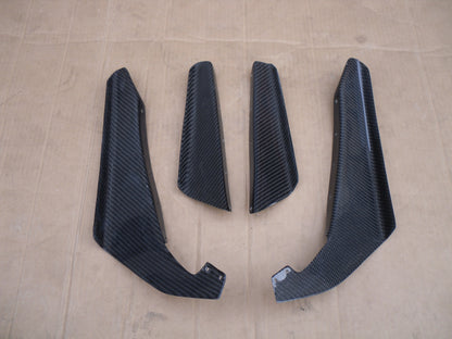 For Skylline R34 GTR OEM Front Bumper Canard 4pcs Carbon Fiber