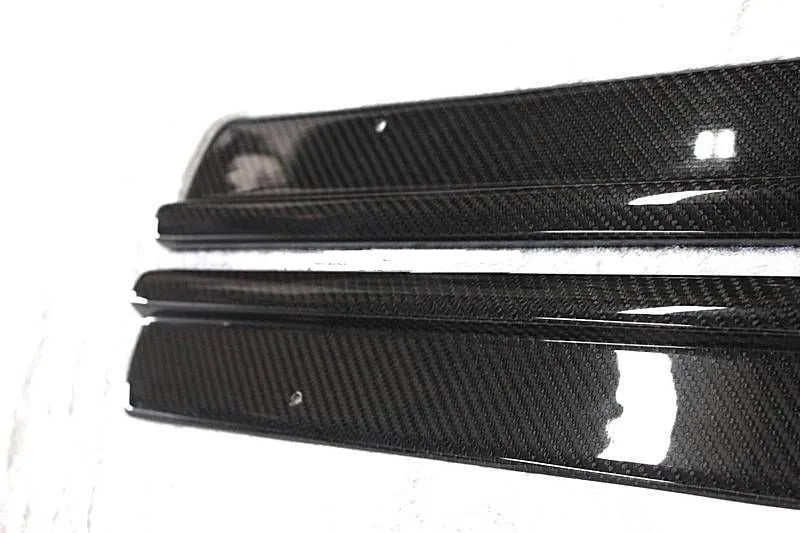 Yuhang High Quality Carbon Fiber Door Sill Kick Panel Black for 1995-1998 S14/S14A Silvia Zenki Kouki with Easy Installation
