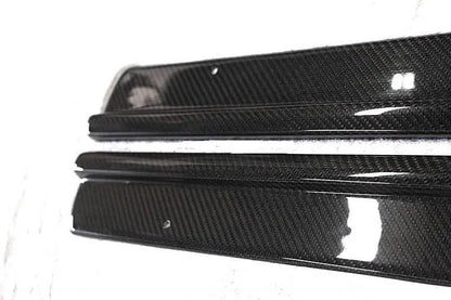 Yuhang High Quality Carbon Fiber Door Sill Kick Panel Black for 1995-1998 S14/S14A Silvia Zenki Kouki with Easy Installation