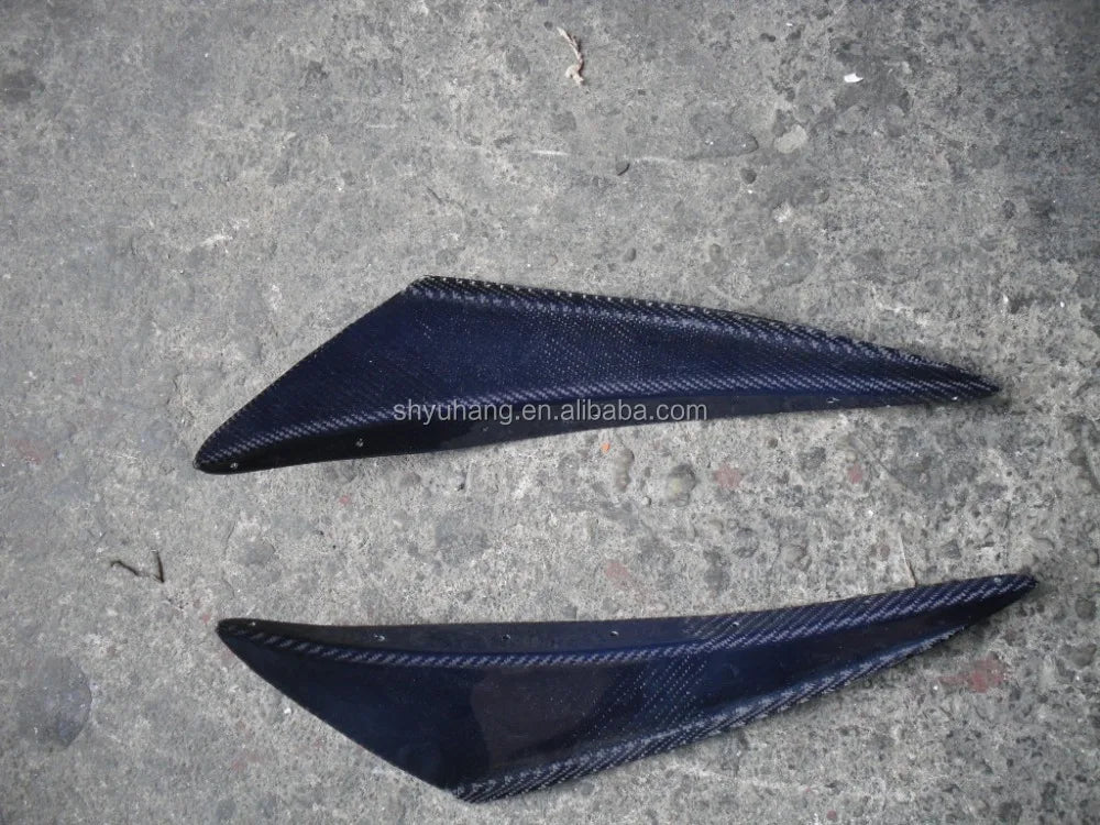 Carbon Fiber OEM Front Bumper 2pcs Splitter Canard for Evolution Evo 6 CF