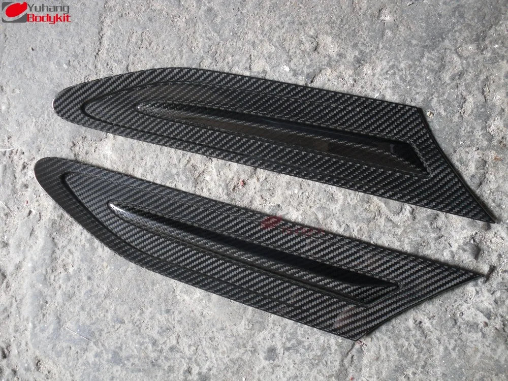 Fender Emblem Cover Matte Black 3k Twill Weave for BREVIS (JCG1_) (Pair) Fiber Glass Retrofit/Upgrade