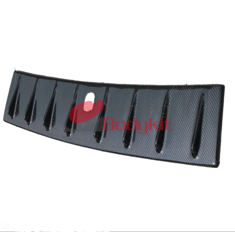 Black Carbon Fiber Non-SSS Generator Roof Spoiler Wing for 2008-2012 Lancer Evolution Evo 10 X (Antenna Base Size 5x6cm)