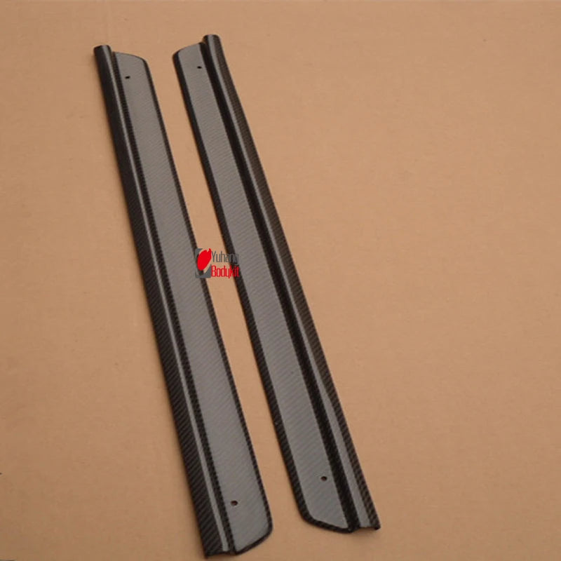 For 1995-1998 Skyline R33 GTR GTS Door Sill Interior Cover Trim 2Pcs Carbon Fiber CF