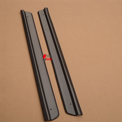 For 1995-1998 Skyline R33 GTR GTS Door Sill Interior Cover Trim 2Pcs Carbon Fiber CF