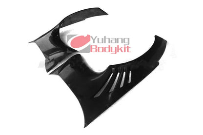 Black YH Brand High Quality Fiber Glass FRP Bodykit 2008-2009 Nissan 350Z Z33 RB Rocket Bunny Style Front/Rear Fender Flares 1