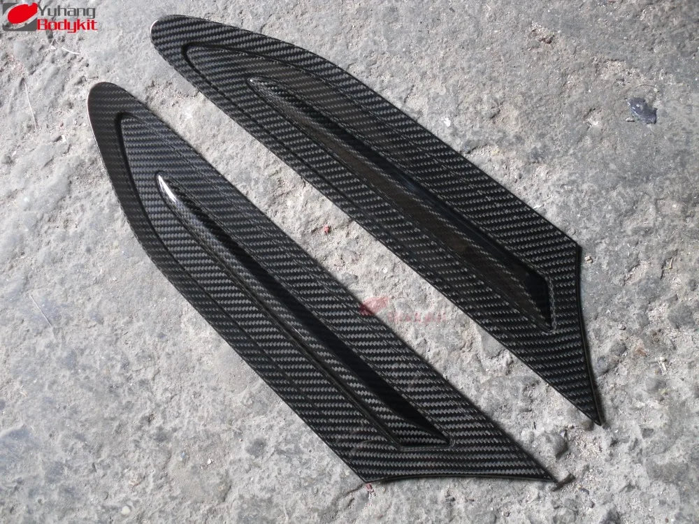 Fender Emblem Cover Matte Black 3k Twill Weave for BREVIS (JCG1_) (Pair) Fiber Glass Retrofit/Upgrade