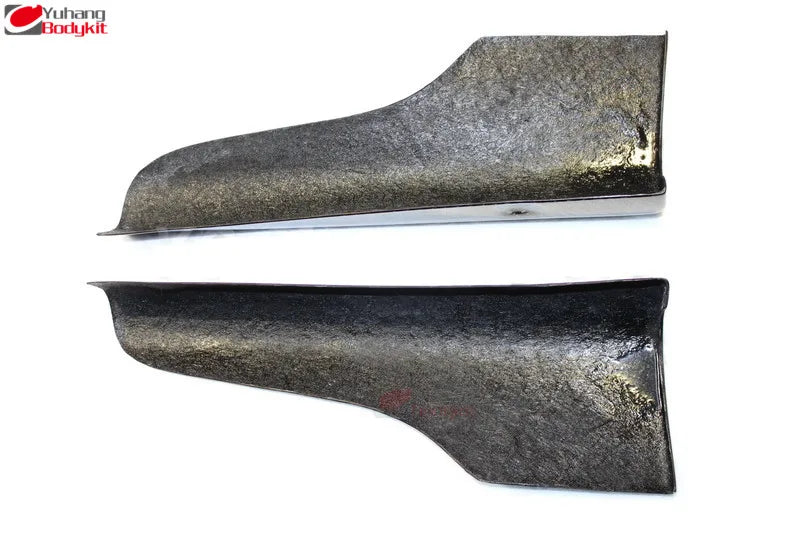 For 2001-2007 Lancer Evolution 7 8 9 EVO 7-9 Side Skirt Addon Spat 2 Pcs Carbon Fiber Black Yuhang
