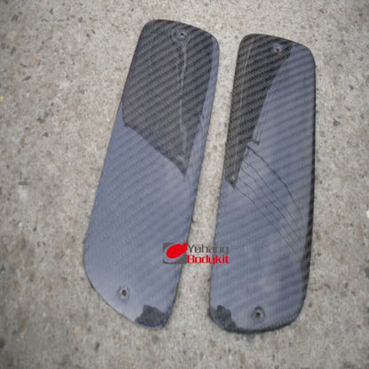 For  MK4 JZ80 TRD Style Rear Trunk Spoiler End  (pair) CF Carbon Fiber