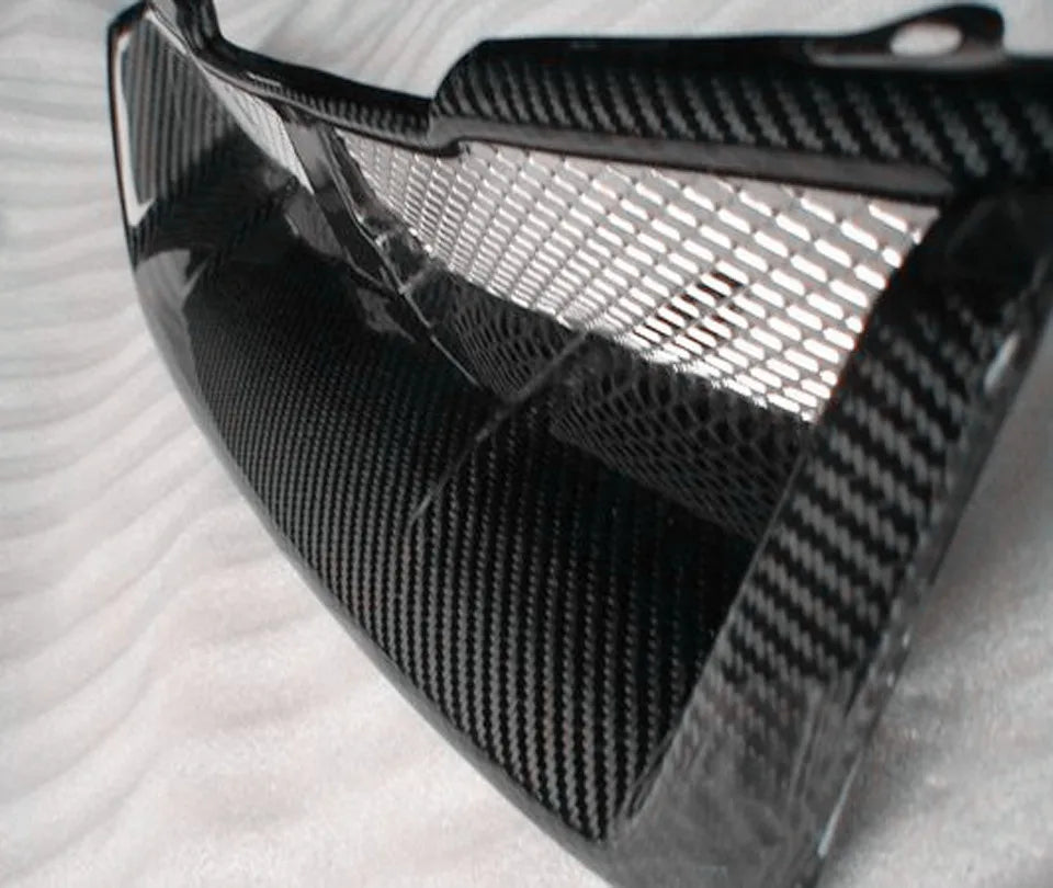 YH Auto Spare Part Carbon Fiber OEM Style Front Bumper Grille Black for 1995-1998 Skyline R33 GTR (Easy Installation