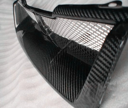 YH Auto Spare Part Carbon Fiber OEM Style Front Bumper Grille Black for 1995-1998 Skyline R33 GTR (Easy Installation
