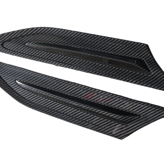 Fender Emblem Cover Matte Black 3k Twill Weave for BREVIS (JCG1_) (Pair) Fiber Glass Retrofit/Upgrade