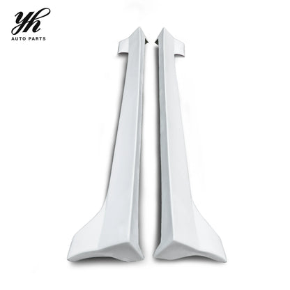 White Fiber Glass FRP Anti-Collision Strip Side Skirts for Nissan Skyline R33 BN-Sports 1998-1999