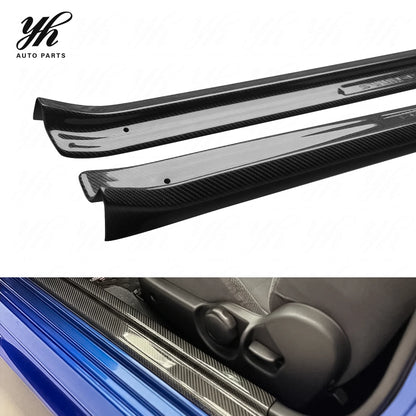 SKYLINE BNR34 R34 GT-R Door Sill PlateKick Panel Black Carbon Fiber for