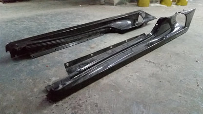 As Style Full Carbon Body Kits Side Skirts for 2004-2009 F430
