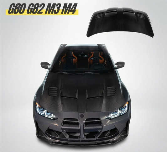 Carbon Fiber Hood for G80/G82/M3/M4/Style Body Kit with Easy Installation