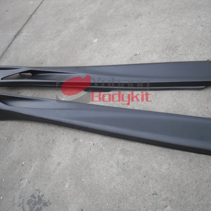 Glass Fiber Cyber Side Skirts for Mitsubishi FRP Evolution EVO 8 9 (2001-2010) Black
