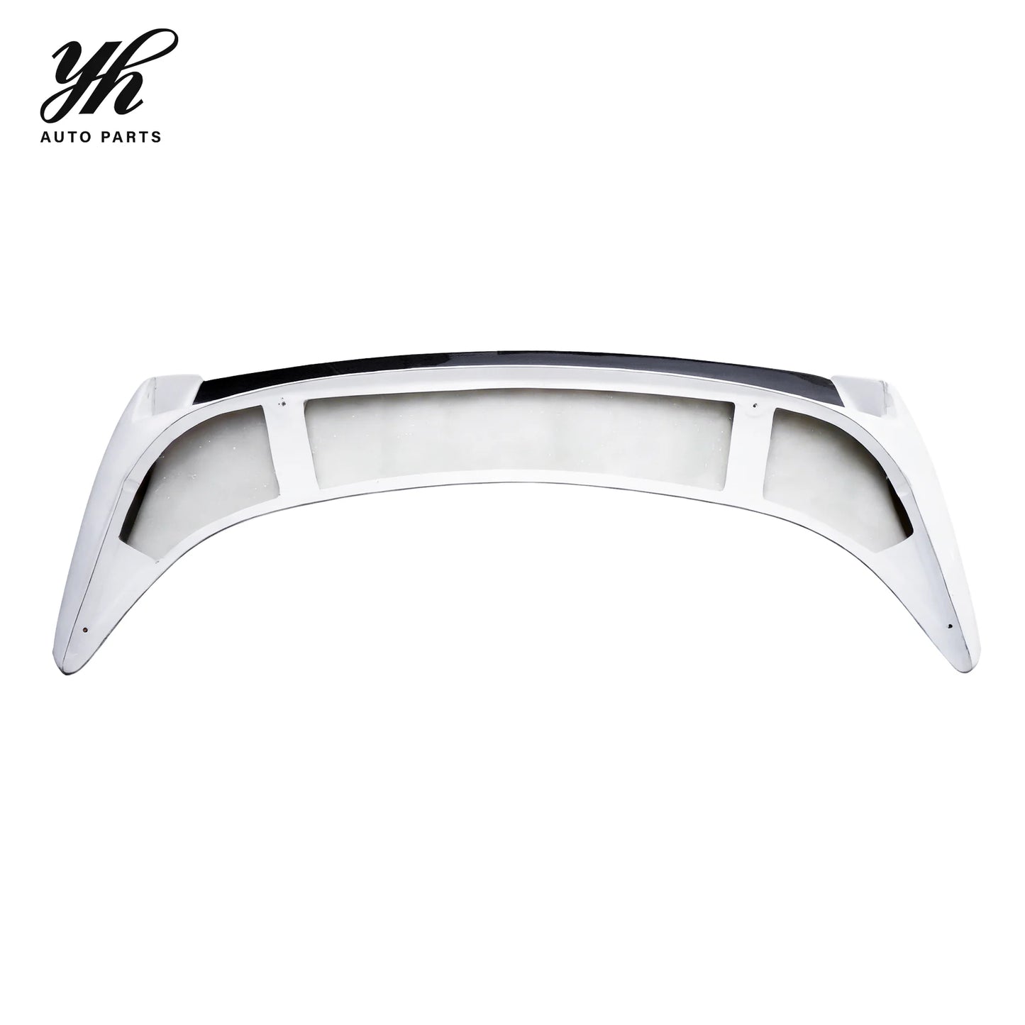 350Z Z33 Nismo V2 Style Single Rear Spoiler Carbon Fiber BLADE White Base
