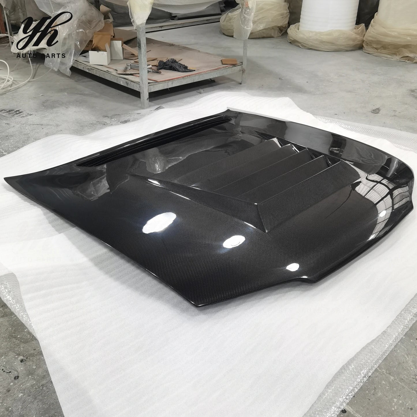New R33 GTS Spec 1 Ni Carbon Fiber Hood Bonnet with High Glossy Finish and True 3K Twill Weave