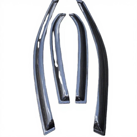 For  EVO 7 8 9 WIND DEFLECT 4 Pcs CF Carbon Fiber