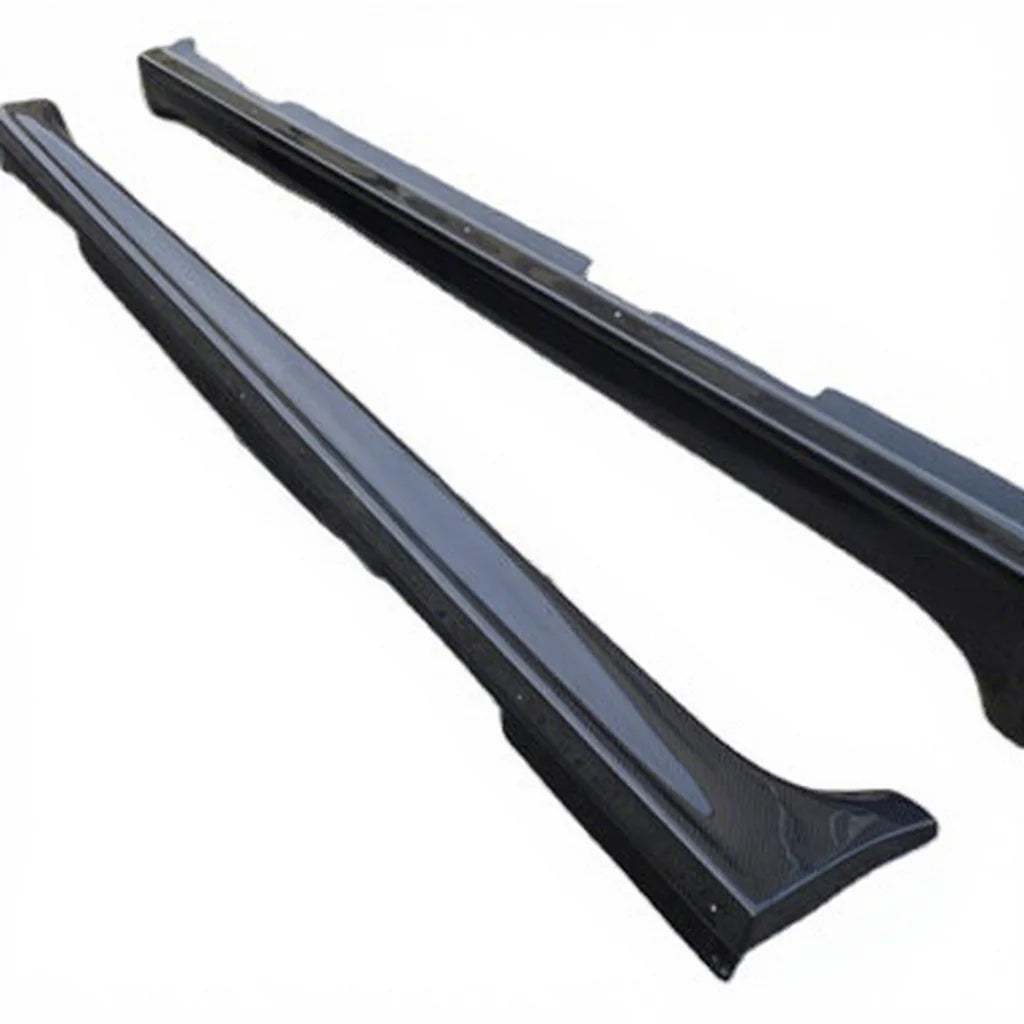 YH Black Carbon Fiber Sexy Style Side Skirt for Mitsubishi Lancer Evolution EVO X 10 with