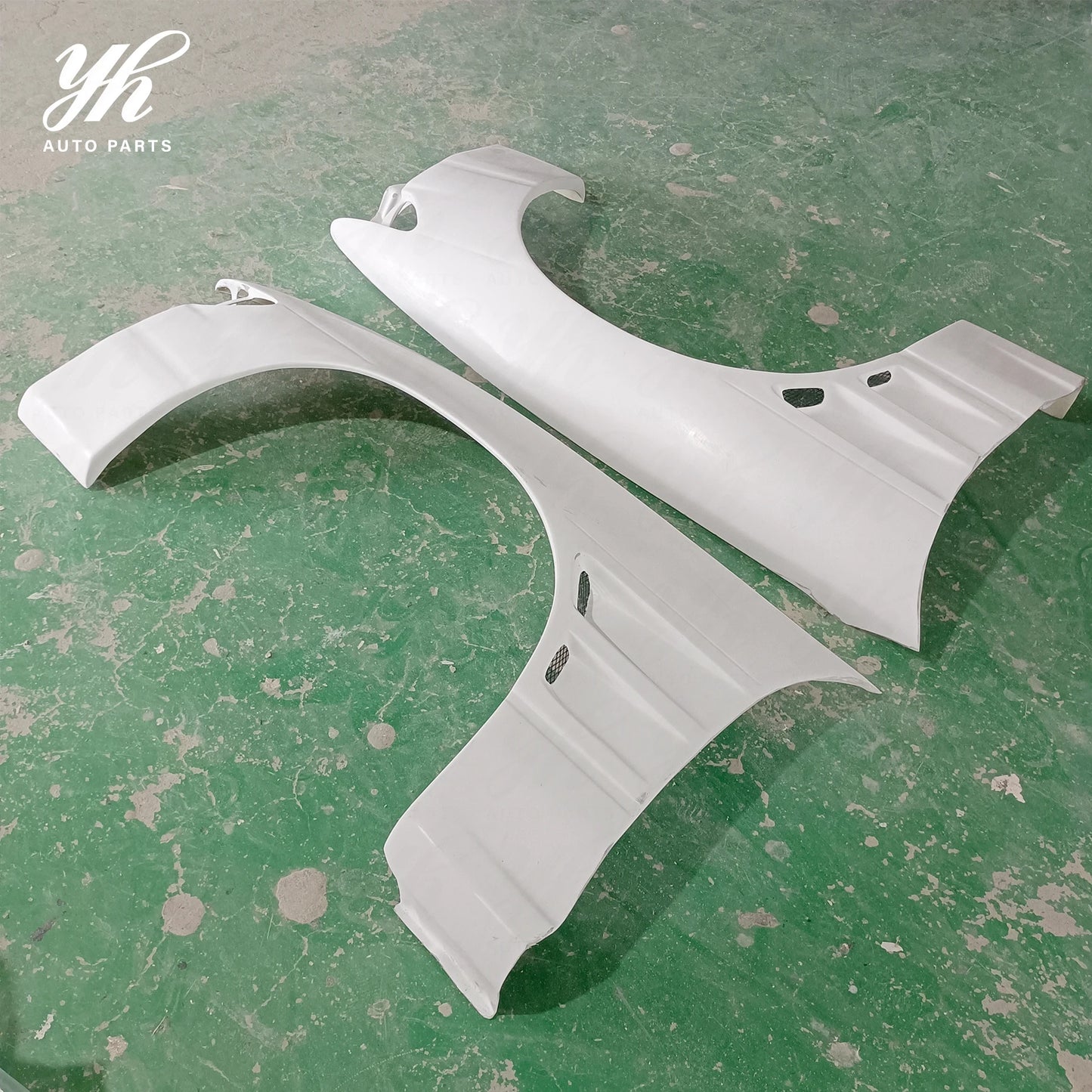 Glass Fiber Front Fender for Nissan S13 PS13 BN-Sports Style +25mm Wider