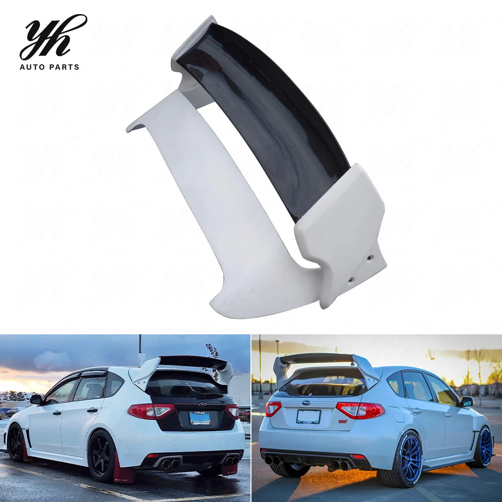 YH 2008-2014 Impreza GRB WRX/STI VRS Style High Quality Black Rear Spoiler No Brake Light