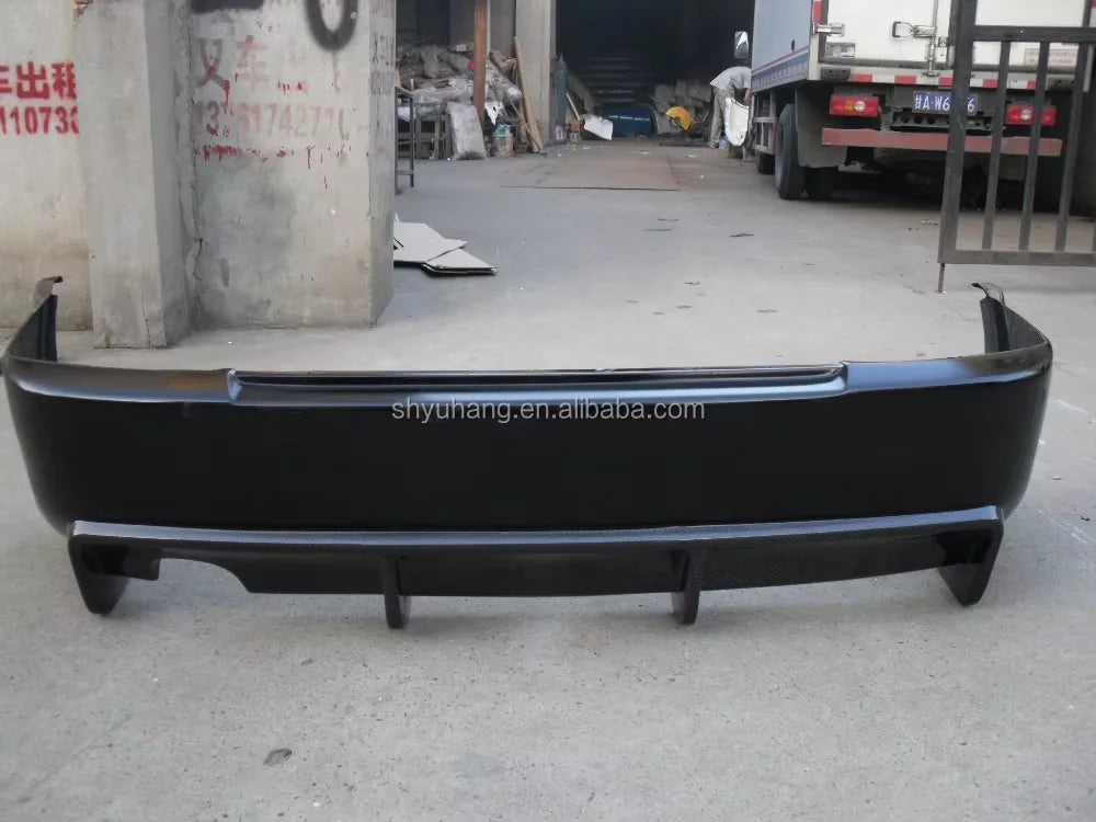 YH Glass Fiber Evolution 6 Evo 6 EP Style Black Rear Bumper FRP with 100% Fitment