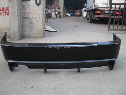 YH Glass Fiber Evolution 6 Evo 6 EP Style Black Rear Bumper FRP with 100% Fitment