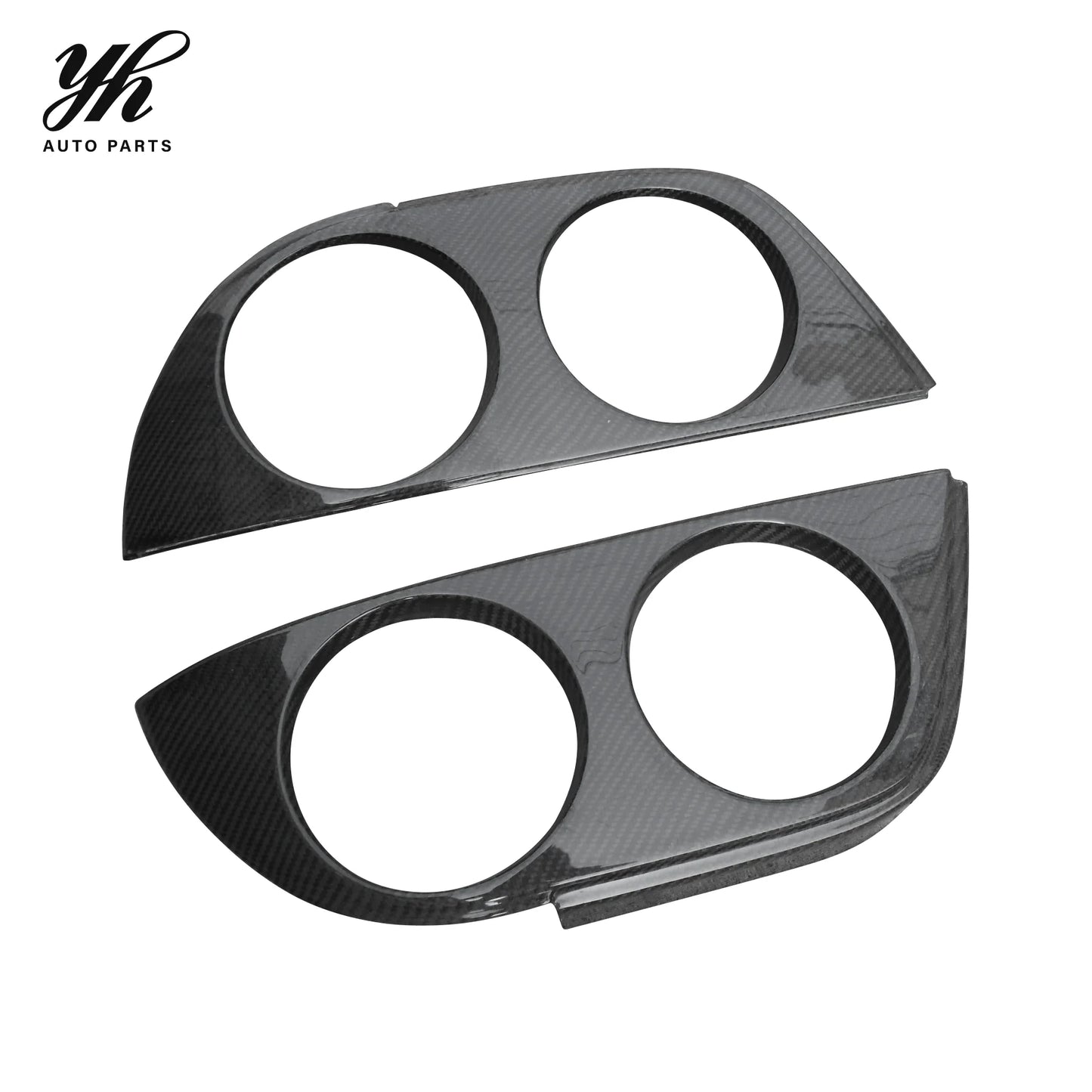 For Skyline R33 GTR GTS Rear Lamp Light Cover (pair) CF Carbon Fiber