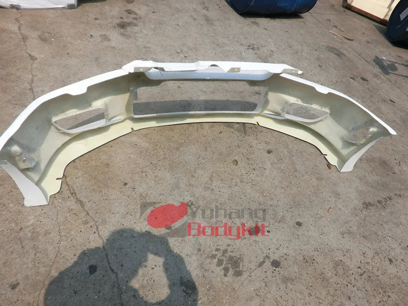 New High Quality Car Parts Bodykit FRP Fiber Glass Front Bumper for Lancer Evolution EVO 7 C-West Style Black YH Brand