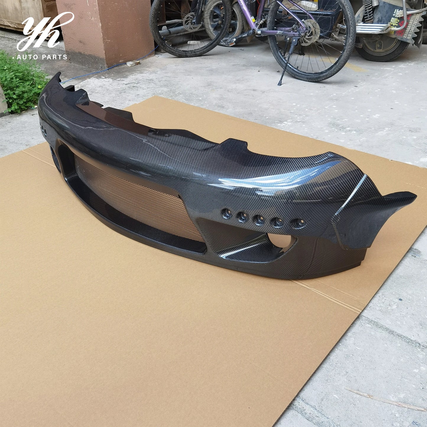 FRP Glass Fiber Bodykit for 1992-1997 RX7 FD3S RB Rocket Bunny V2 Style Front Bumper