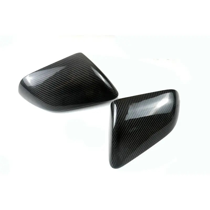 OLIVER Fitment Non-Light Modified Carbon Fiber Paste-on Rearview Mirror Shell Cover Sticker