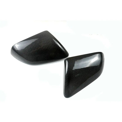 OLIVER Fitment Non-Light Modified Carbon Fiber Paste-on Rearview Mirror Shell Cover Sticker