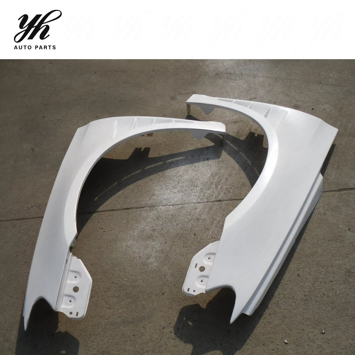 FOR Scirocco R Cup-Racing GT24 Style White High Quality Glass Fiber Vented Side Skirt for VW Golf 1985-1991