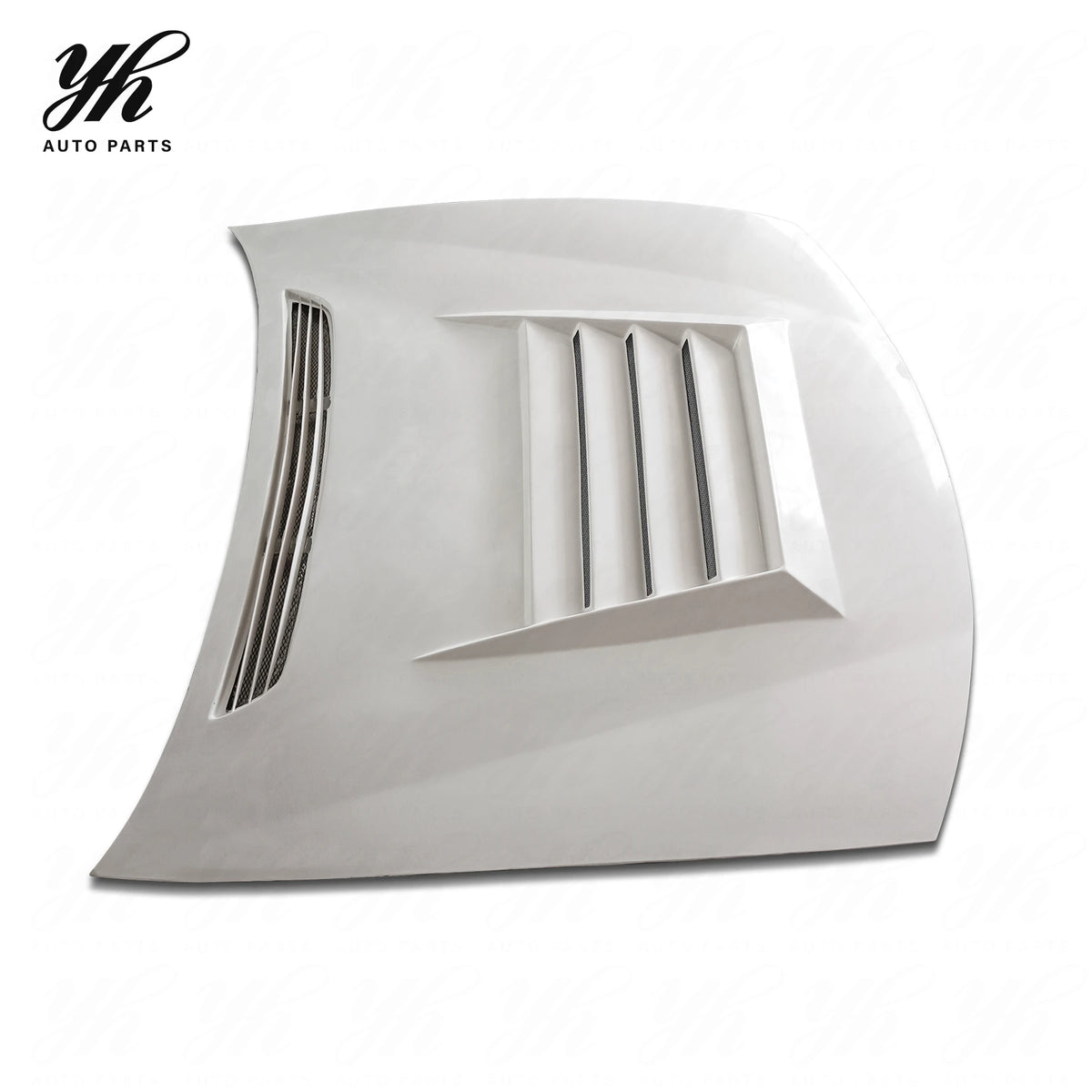 FRP D-Max Style Vented Engine Hood Fiberglass Bonnet for Nissan Silvia S14A S14 Kouki 1997-1998 Tuning Parts