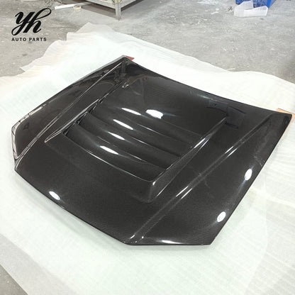 YH Carbon Fiber Skyline R34 GTR Hood Bonnet-Black Fast Installation