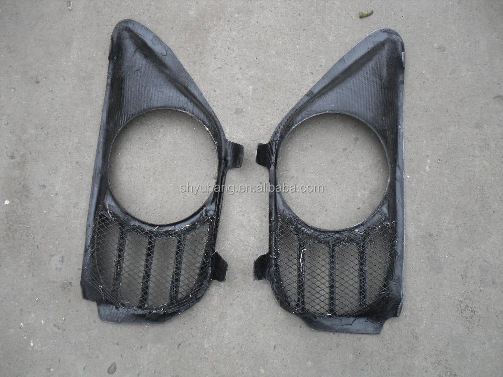 High Quality for Skyline R35 GTR Exhaust MCR Style Surround (pair) CF Carbon Fiber