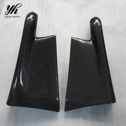 Yuhang New for 1989-1994 Skyline R32 GTS TS Style Rear Bumper Spats Carbon Fiber