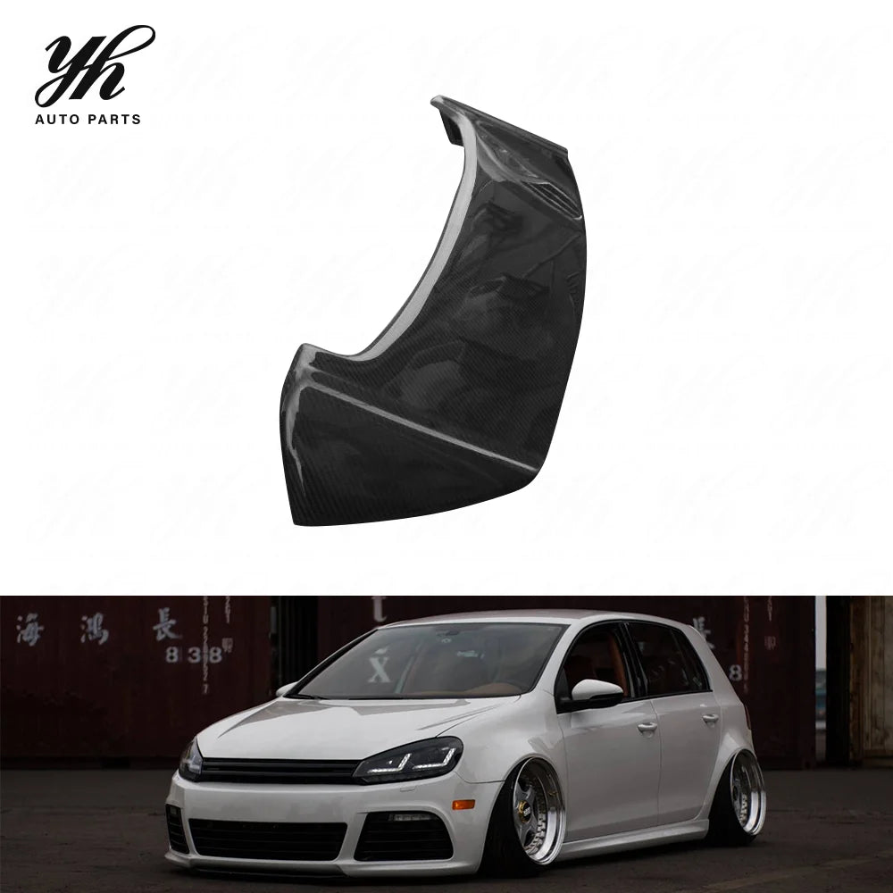 GOLF 6 GTI OSIR Rear Single Carbon Fiber Spoiler with High Gloss Finish for VW Golf