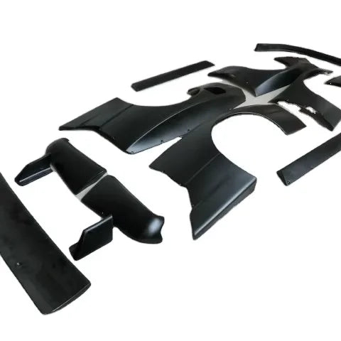 YH Glass Fiber SKYLINE R32 GTR ROCKET BUNNY PANDEM STYLE Complete Bodykit FRP Black 100% Fitment