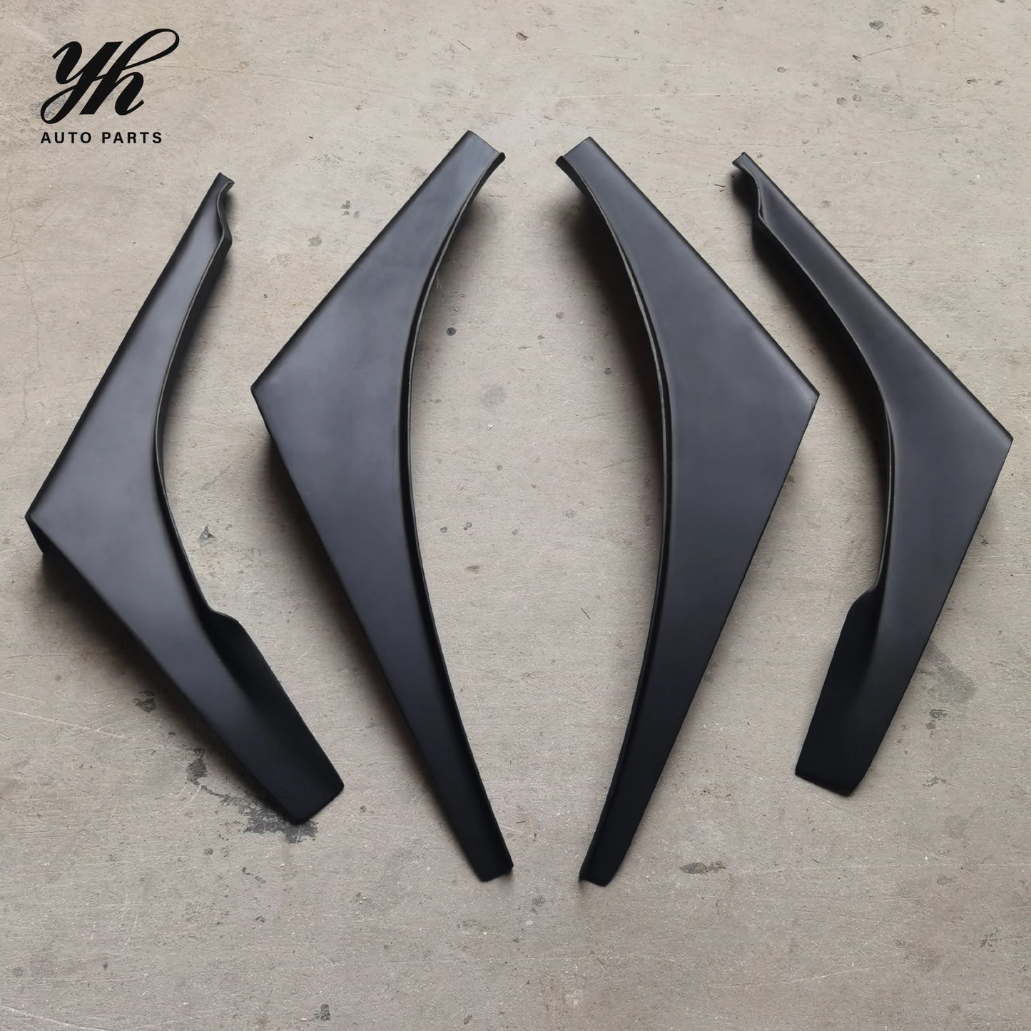 4pcs FRP Track Canards for Lancer Evolution 7-9 EVO Custom Performance Enhancement Model