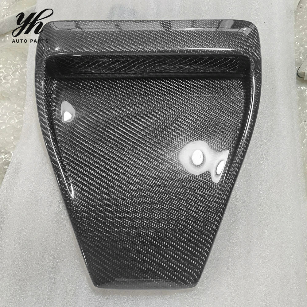 OEM Style Carbon Fiber Front Hood Scoop Air Intake Vent Bonnet for Mitsubishi Lancer Evolution EVO 10 EVO X 2008-2012