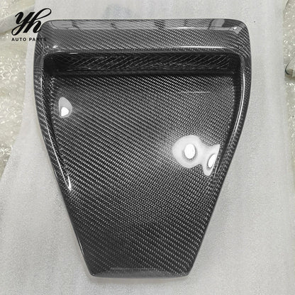 OEM Style Carbon Fiber Front Hood Scoop Air Intake Vent Bonnet for Mitsubishi Lancer Evolution EVO 10 EVO X 2008-2012