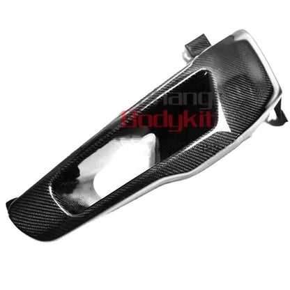 For Mitsubishi Lancer Evolution EVO 10 X Vented Headlight Block Out off Panel (LHS) Black Full Set Carbon Fiber