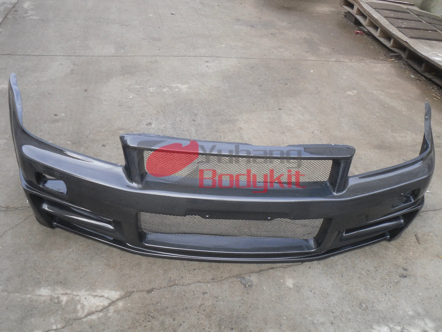Completely Upgraded and Modified for Skyline R34 GTR  Carbon Fiber Front Bumper