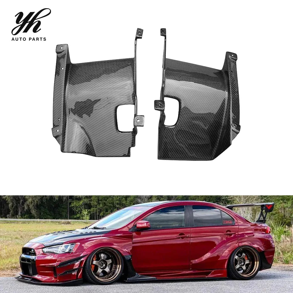Carbon Fiber Evolution 10 EVO X INTERCOOLER PLATE (pair) CF