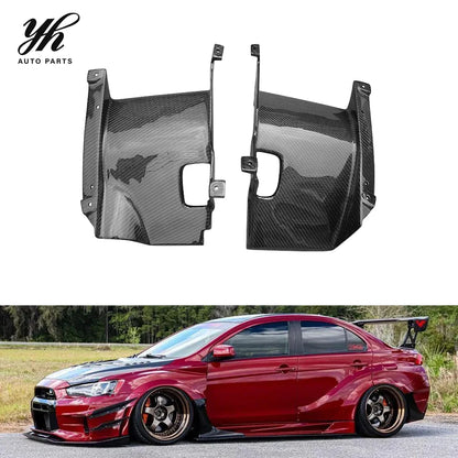 Carbon Fiber Evolution 10 EVO X INTERCOOLER PLATE (pair) CF