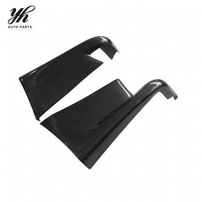 Yuhang New for 1989-1994 Skyline R32 GTS TS Style Rear Bumper Spats Carbon Fiber