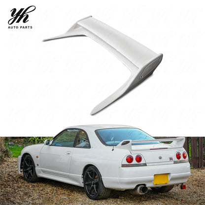 For Skyline R33 GTR OEM FRP Fiber Rear Wing Spoiler Single Deck Yuhang Brand